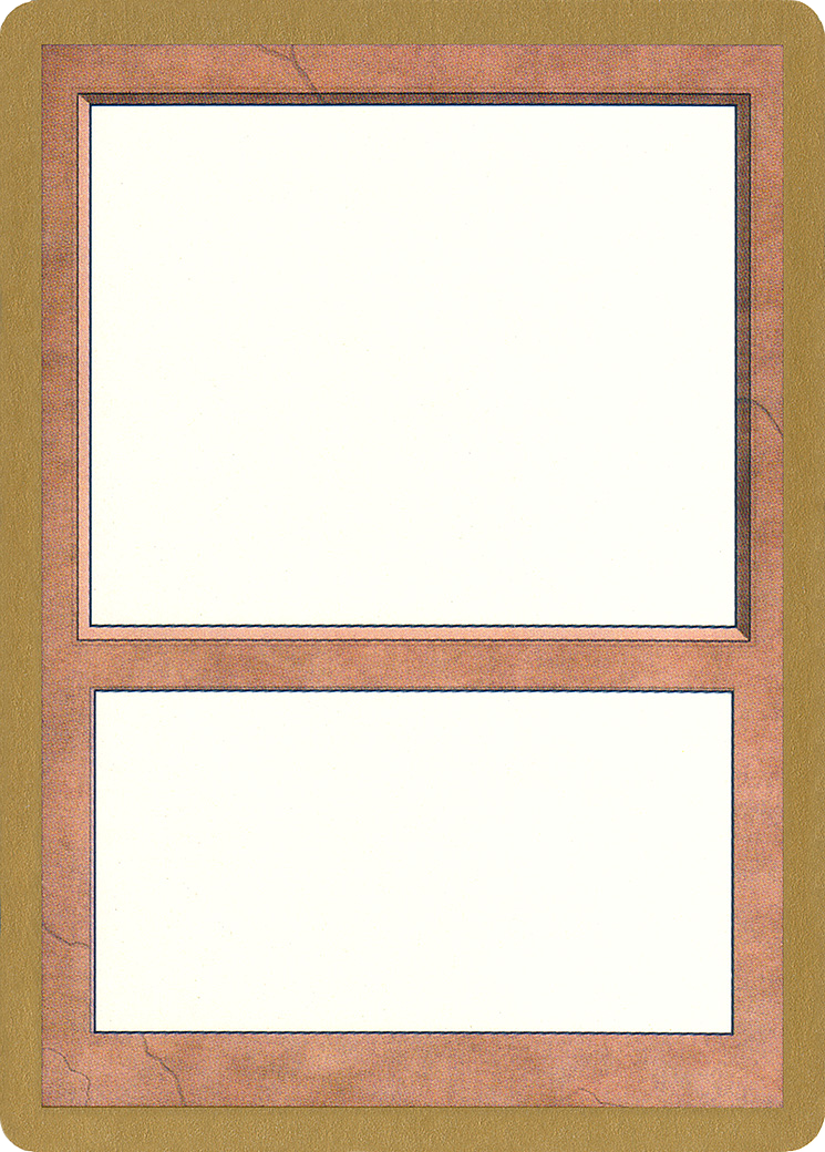 Blank Card (000) - World Championship Decks 2000