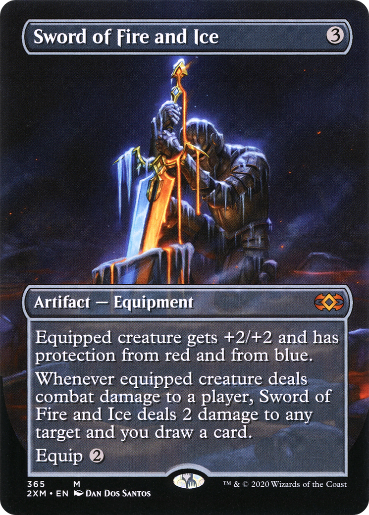 Sword of Fire and Ice (Borderless) (365) - Double Masters