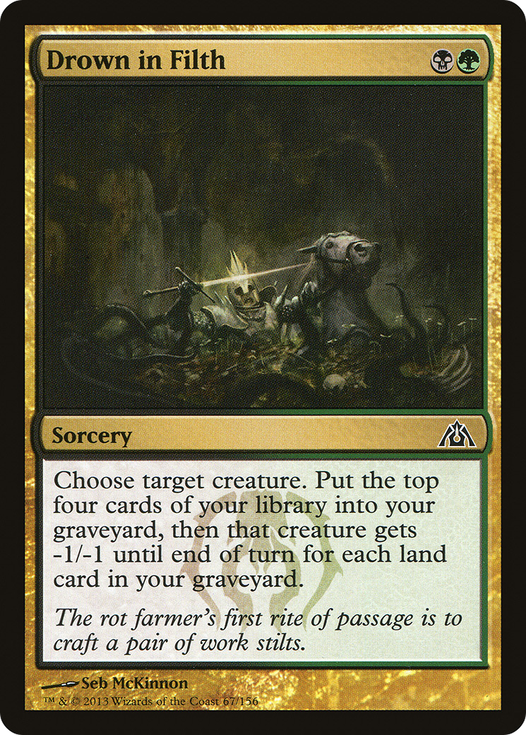 Drown in Filth (067) Foil - Dragon's Maze