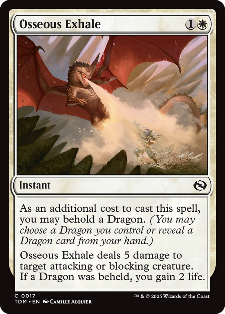 Osseous Exhale (017) - Tarkir: Dragonstorm