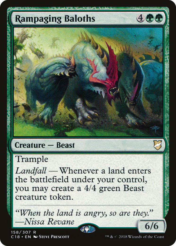 Rampaging Baloths (158) - Commander 2018