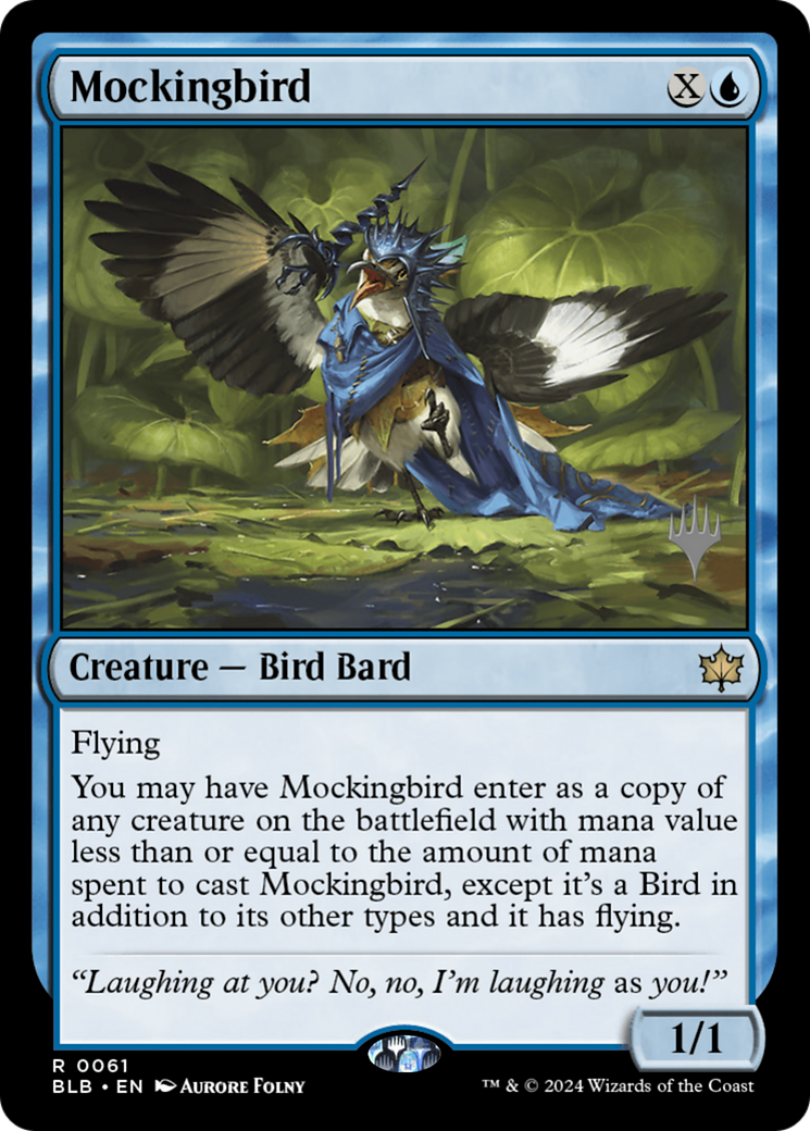 Mockingbird (061) Foil - Bloomburrow Promos