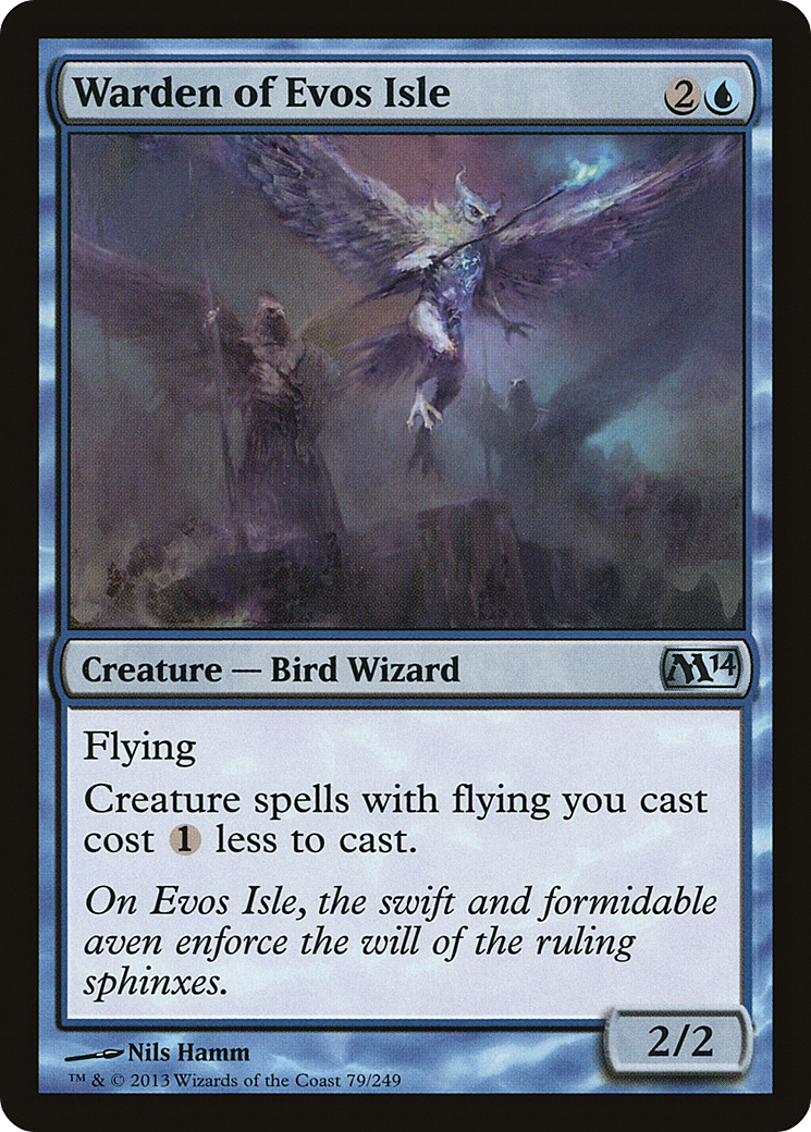 Warden of Evos Isle (079) Foil - Magic 2014