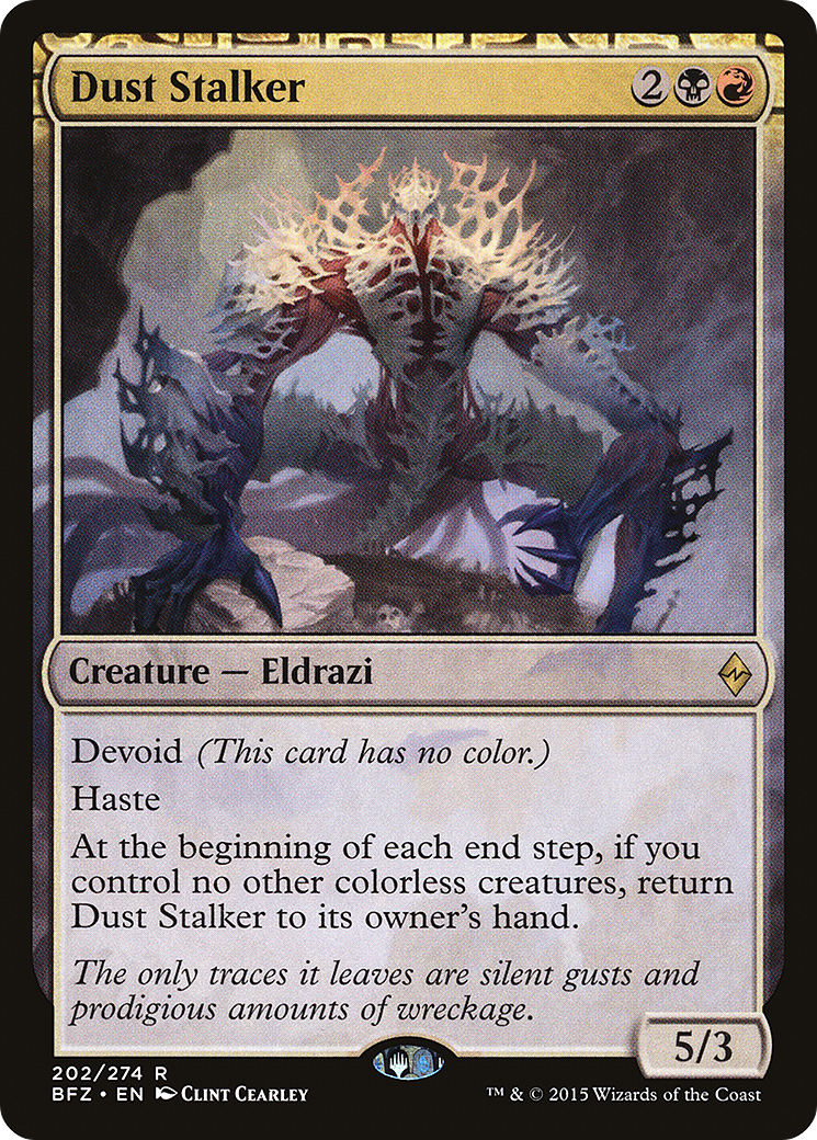 Dust Stalker (202) Foil - Battle for Zendikar