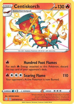 Centiskorch (SV019) Holofoil - Shining Fates Shiny Vault