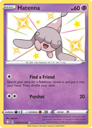 Hatenna (SV054) Holofoil - Shining Fates Shiny Vault