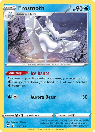 Frosmoth (30) Reverse Holofoil - Shining Fates