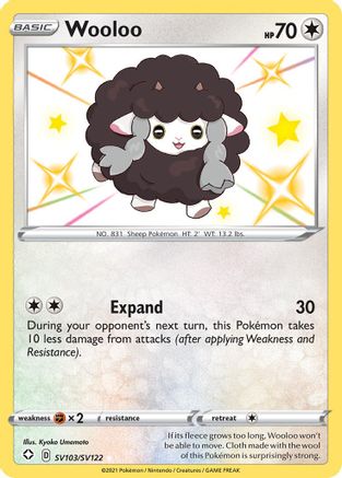 Wooloo (SV103) Holofoil - Shining Fates Shiny Vault