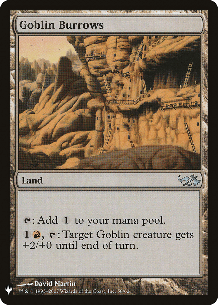 Goblin Burrows (DD1-58) - The List