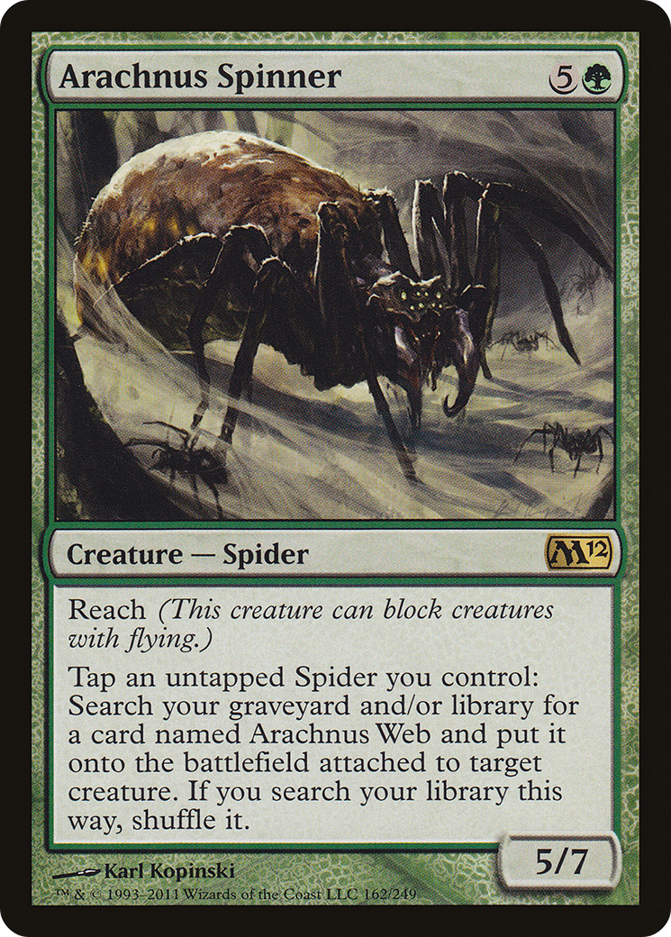 Arachnus Spinner (162) Foil - Magic 2012