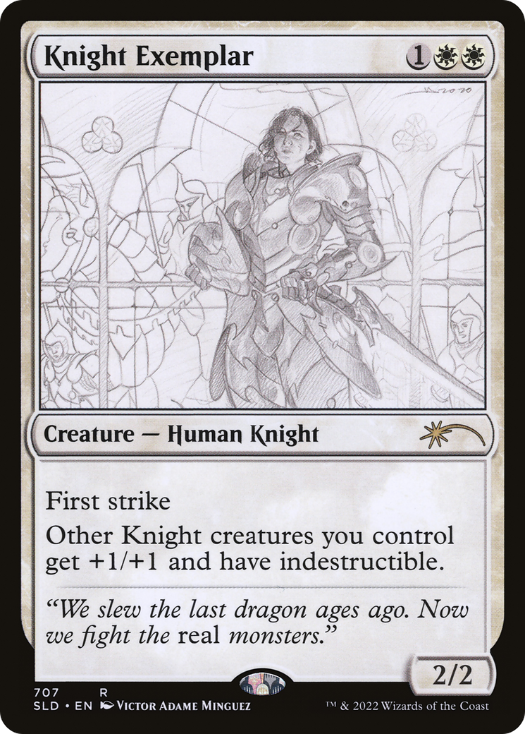 Knight Exemplar (707) Foil - Secret Lair Drop