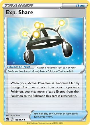 Exp. Share (126) Reverse Holofoil - Battle Styles
