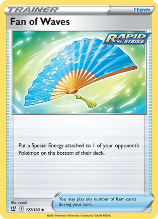 Fan of Waves (127) Reverse Holofoil - Battle Styles