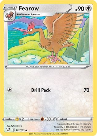 Fearow (112) Reverse Holofoil - Battle Styles