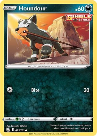 Houndour (95) Reverse Holofoil - Battle Styles