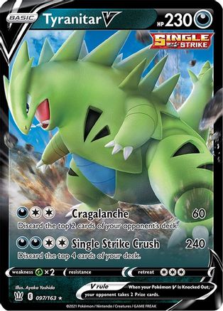 Tyranitar V (97) Holofoil - Battle Styles