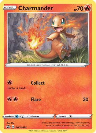 Charmander - SWSH092 (SWSH092) Holofoil - SWSH Sword & Shield Promo Cards