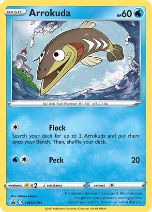 Arrokuda - SWSH093 (SWSH093) Holofoil - SWSH Sword & Shield Promo Cards