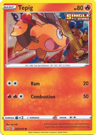 Tepig - 023/163 (Cosmos Holo) (23) Holofoil - Miscellaneous Cards & Products