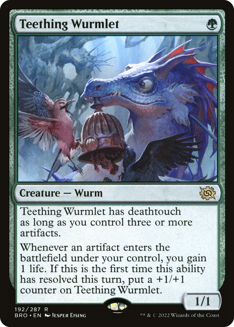 Teething Wurmlet (192) Foil - The Brothers' War
