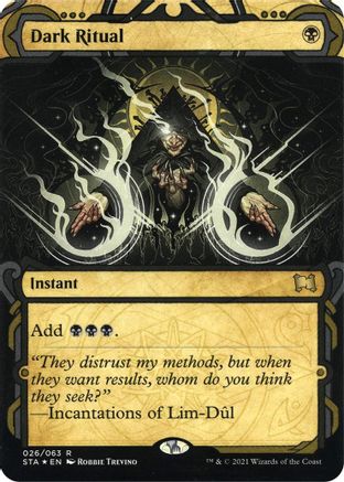 Dark Ritual (026) Etched Foil - Strixhaven Mystical Archive