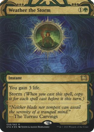 Weather the Storm (058) Etched Foil - Strixhaven Mystical Archive