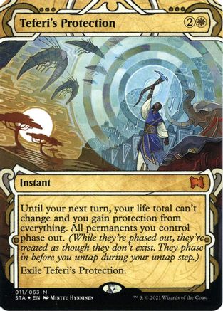 Teferi's Protection (011) Etched Foil - Strixhaven Mystical Archive