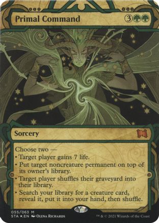 Primal Command (055) Etched Foil - Strixhaven Mystical Archive
