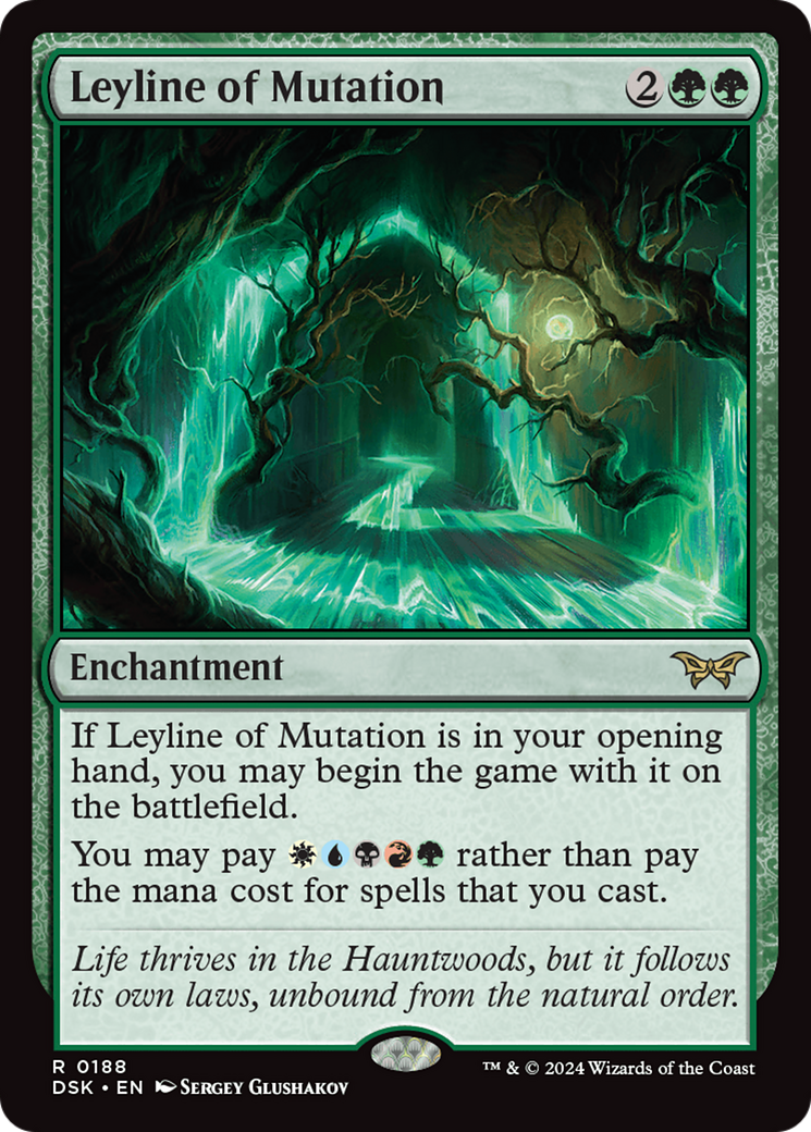 Leyline of Mutation (188) Foil - Duskmourn: House of Horror