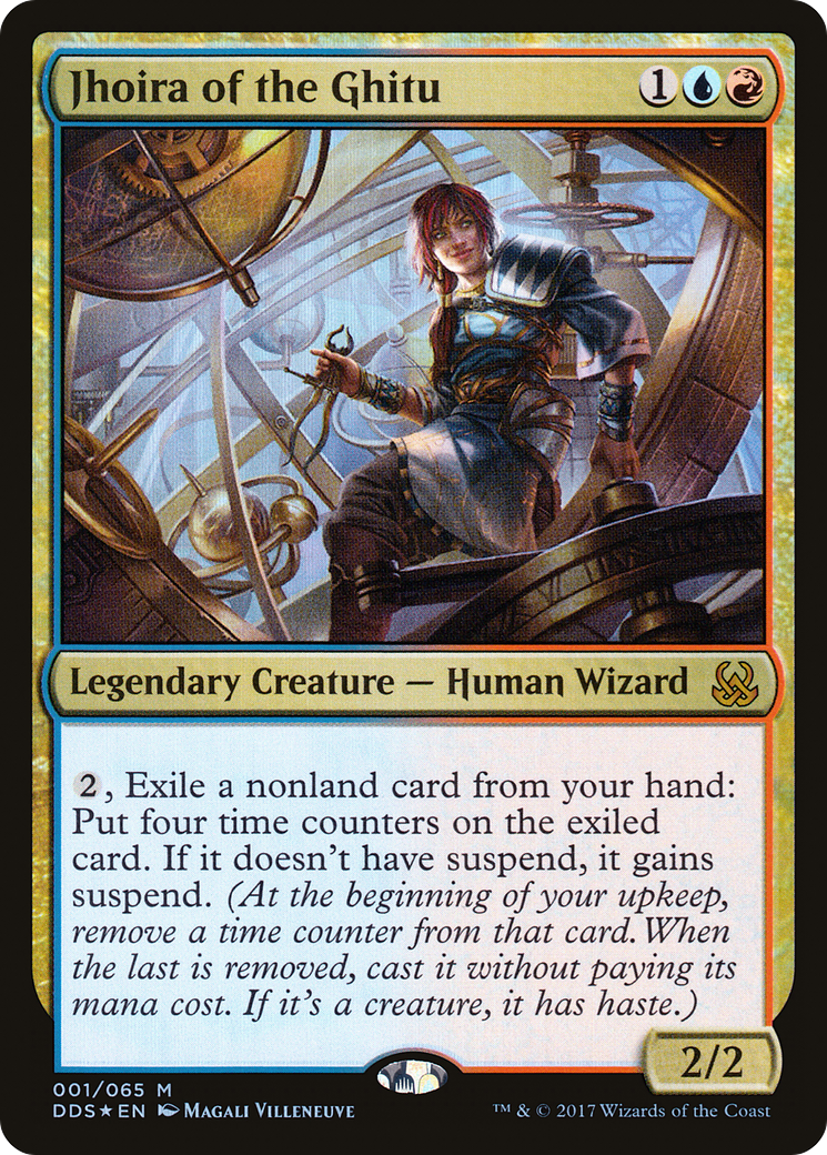 Jhoira of the Ghitu (001) Foil - Duel Decks: Mind vs. Might