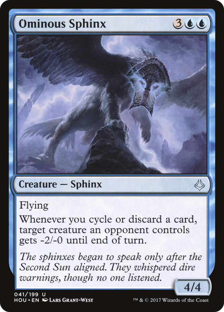 Ominous Sphinx (041) Foil - Hour of Devastation