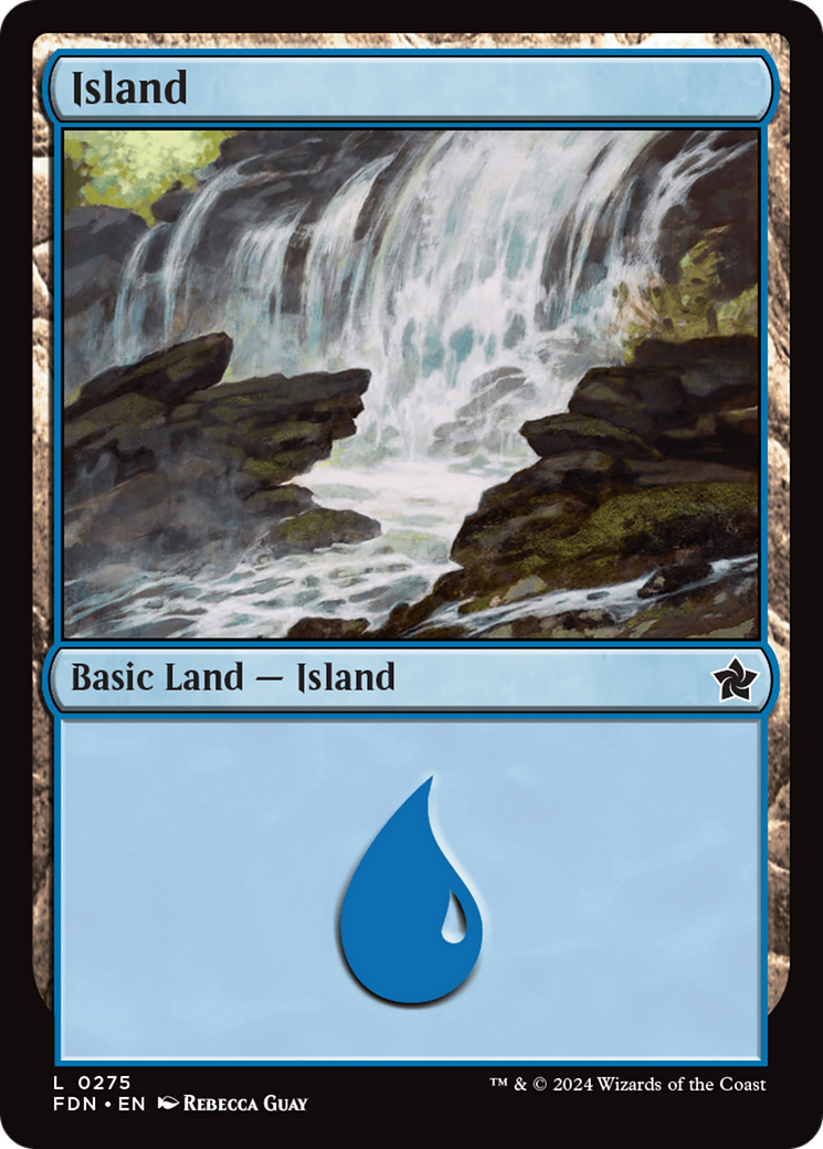Island (275) Foil - Foundations