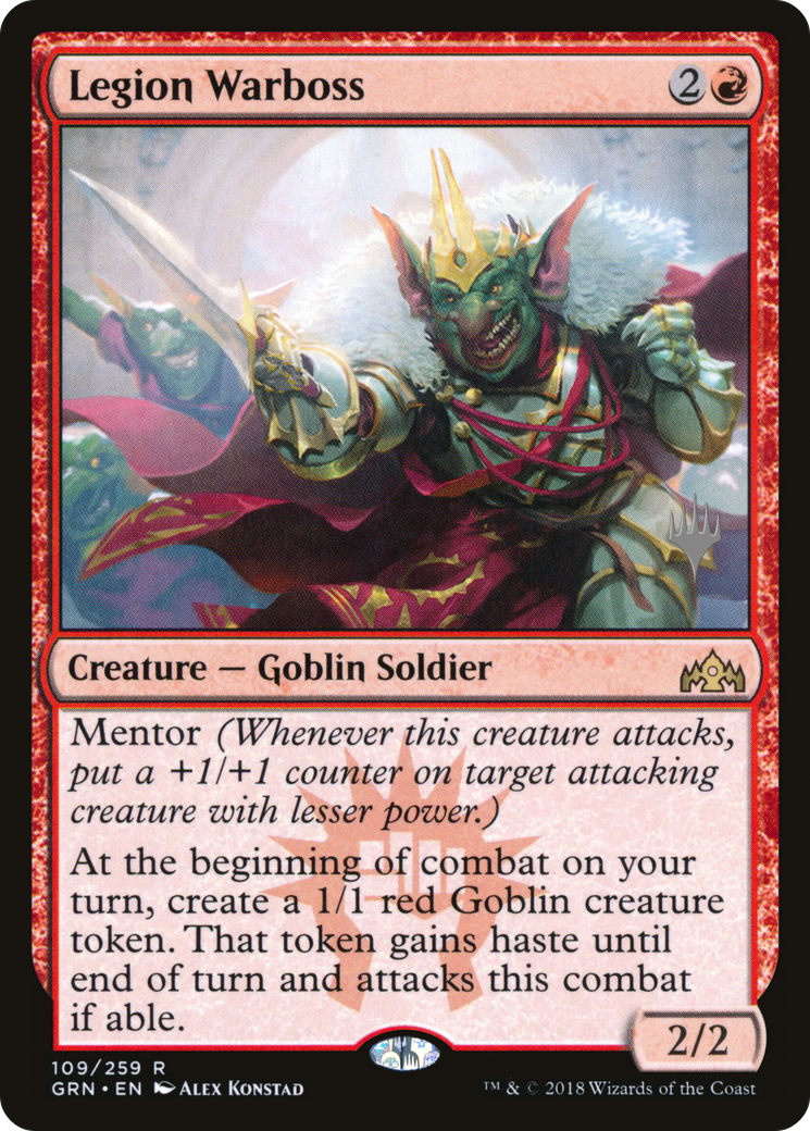 Legion Warboss (109p) Foil - Guilds of Ravnica Promos