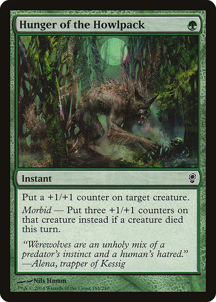 Hunger of the Howlpack (168) Foil - Conspiracy