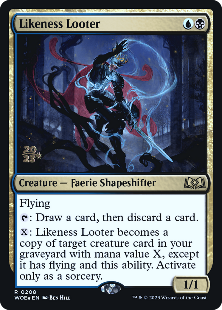 Likeness Looter (208) Foil - Wilds of Eldraine Promos