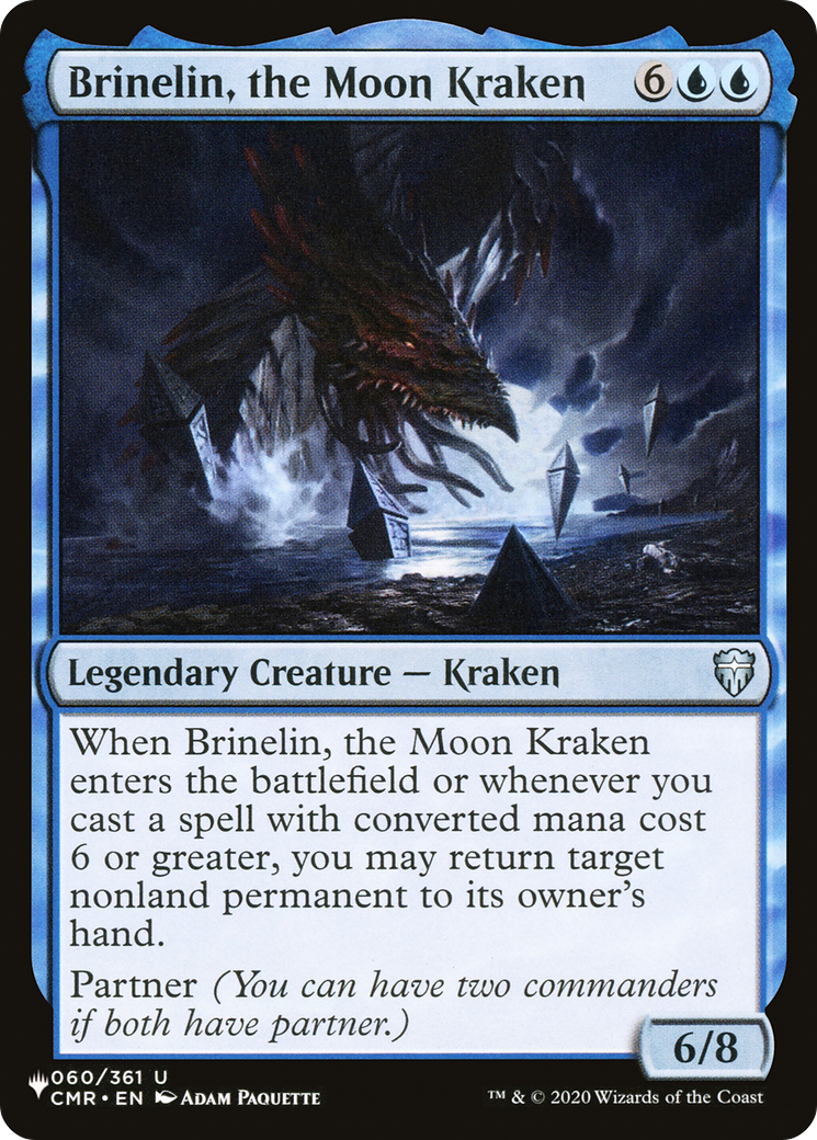 Brinelin, the Moon Kraken (CMR-60) - The List