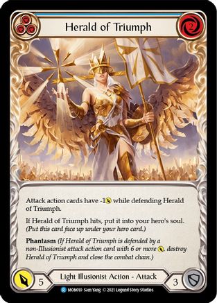 Herald of Triumph (Blue) (MON010) Unlimited Edition - Monarch