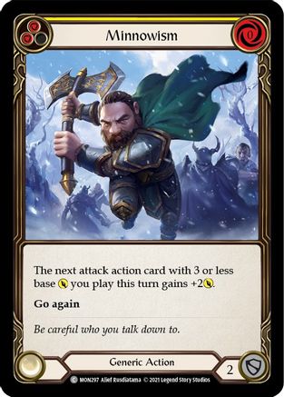 Minnowism (Yellow) (MON297) (1st Edition) - Monarch