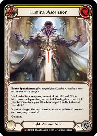 Lumina Ascension Unlimited Edition Rainbow Foil (MON034) - Monarch