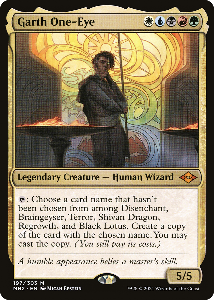Garth One-Eye (197) Foil - Modern Horizons 2