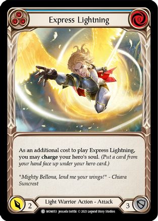 Express Lightning (Blue) (MON053) (Unlimited Edition) - Monarch