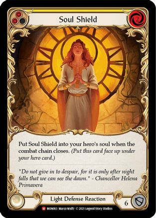 Soul Shield (MON063) (Unlimited Edition) Rainbow Foil - Monarch
