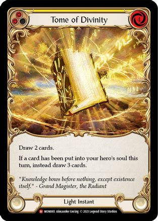 Tome of Divinity (MON065) (1st Edition) - Monarch