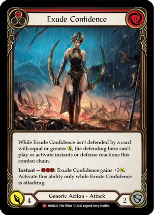 Exude Confidence (MON245) (Unlimited Edition) Rainbow Foil - Monarch