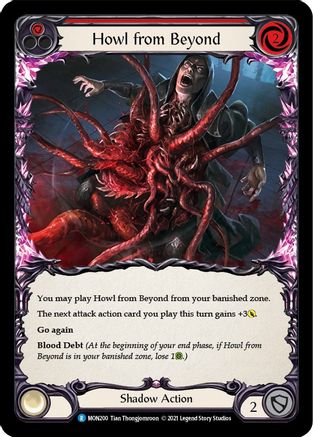Howl from Beyond (Red) Unlimited Edition (MON200) - Monarch