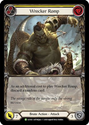 Wrecker Romp (Yellow) (LGS021) Rainbow Foil - FaB Promos