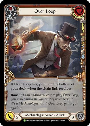 Over Loop (Red) (LGS032) Rainbow Foil - FaB Promos
