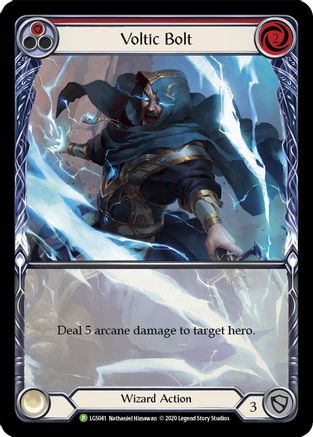 Voltic Bolt (Red) (LGS041) Rainbow Foil - FaB Promos