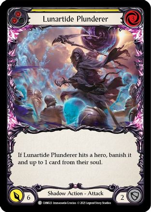 Lunartide Plunderer (Yellow) (CHN023) - Blitz Deck: Monarch - Chane