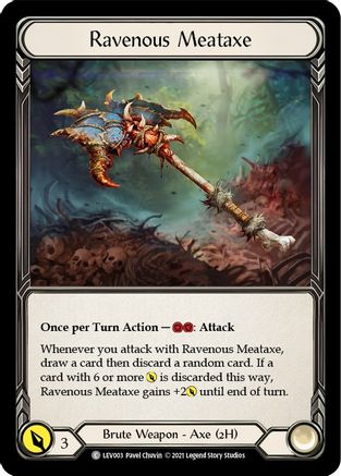 Ravenous Meataxe (LEV003) - Blitz Deck: Monarch - Levia